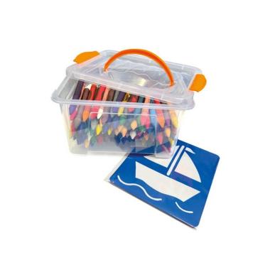 Pastelli a cera jumbo in confezione schoolpack 100 pz