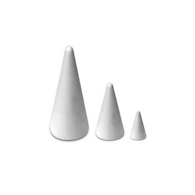 Cono in polistirolo - 9 x 20h cm