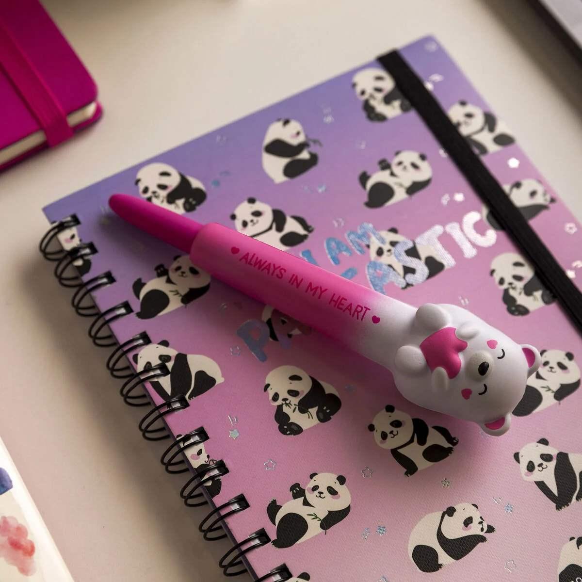 Penna gel antistress - squeezies white bear