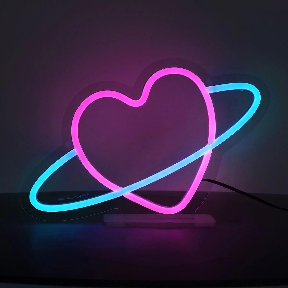Insegna luminosa led a effetto neon - it's a sign - planet heart