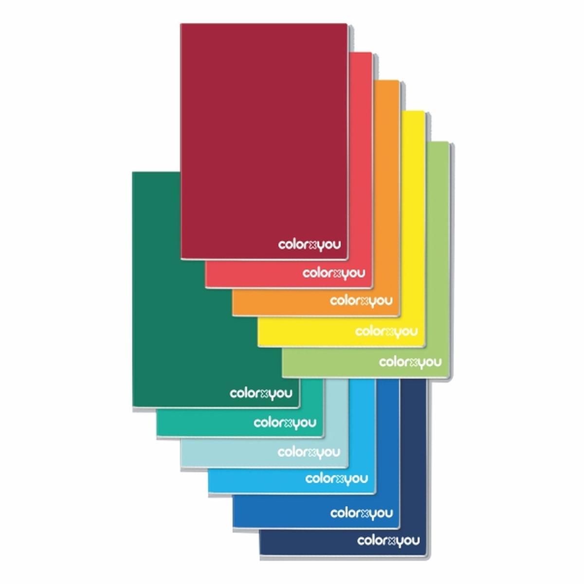 Quaderno a5 colorxyou top quality 20+1 ff 80gr
