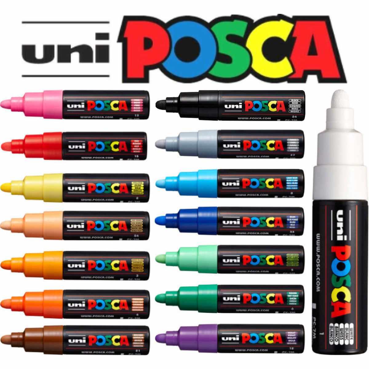 Posca - marker permanente punta larga 4,5-5,5 mm