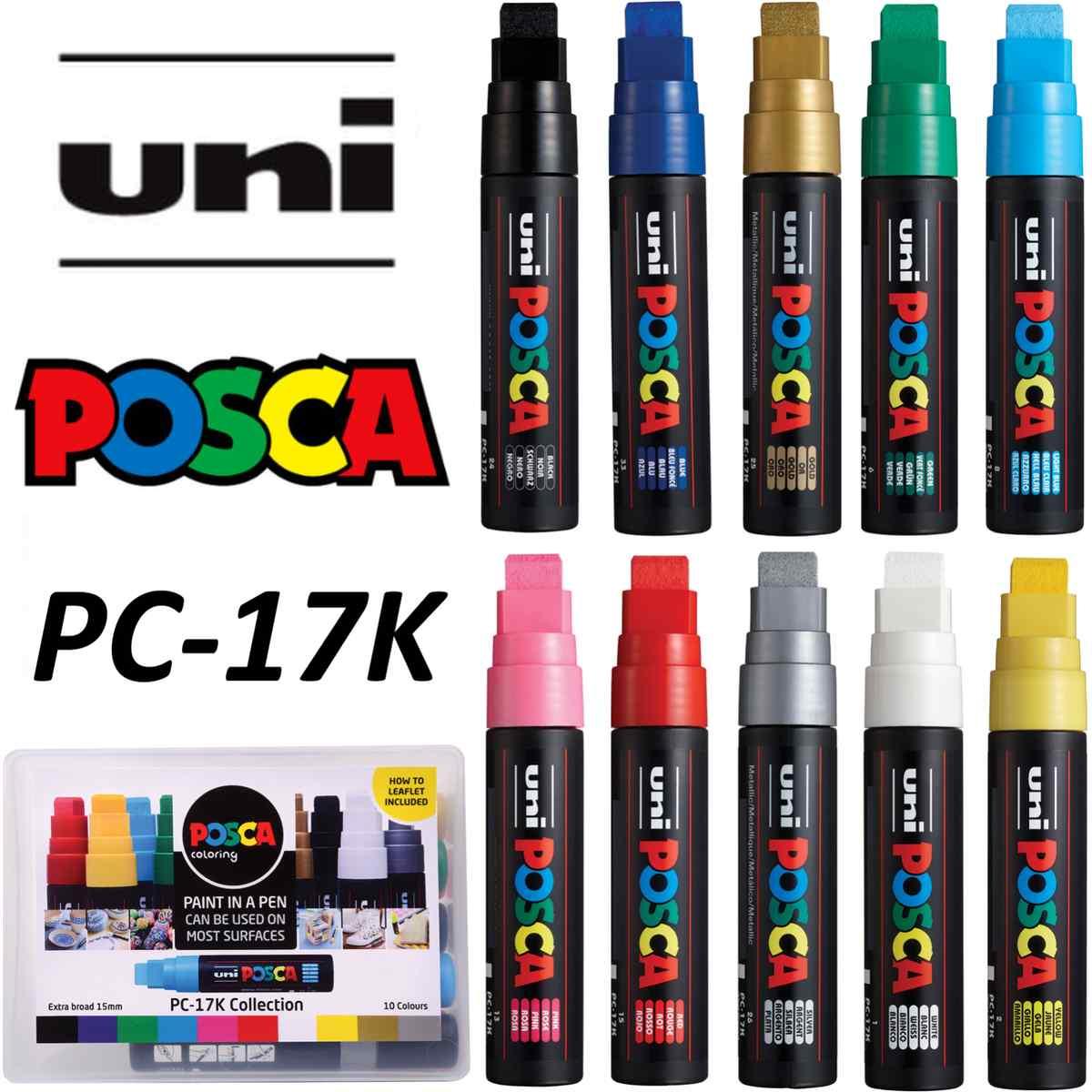 Posca - marker permanente punta extra larga 15 mm