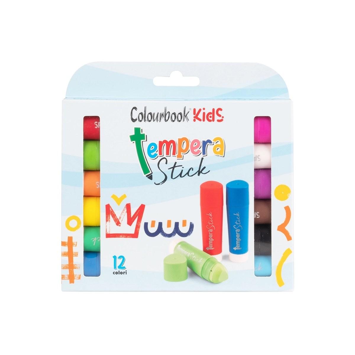 Tempera stick jumbo 12 colori