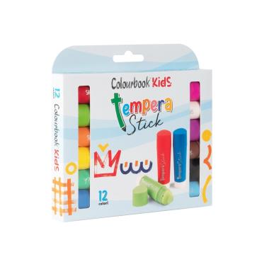 Tempera stick jumbo 12 colori