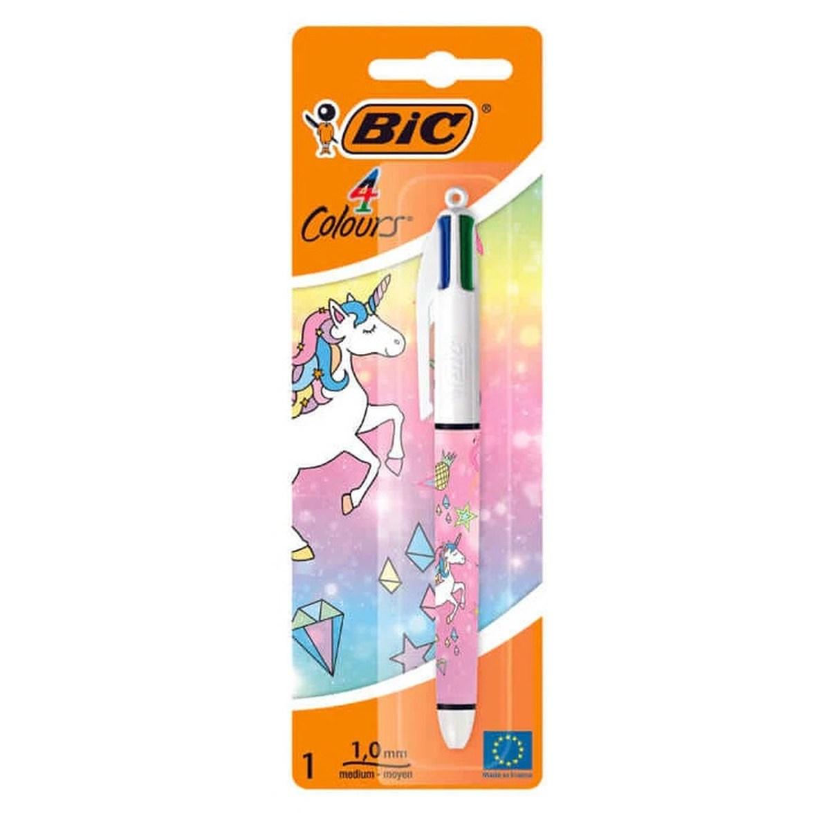 Bic 4 colours unicorn - penna a sfera
