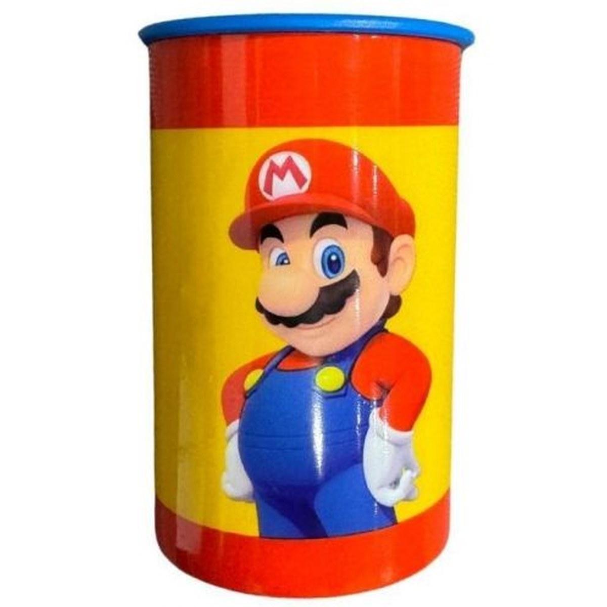 Fcp - temperamatite due fori in metallo super mario