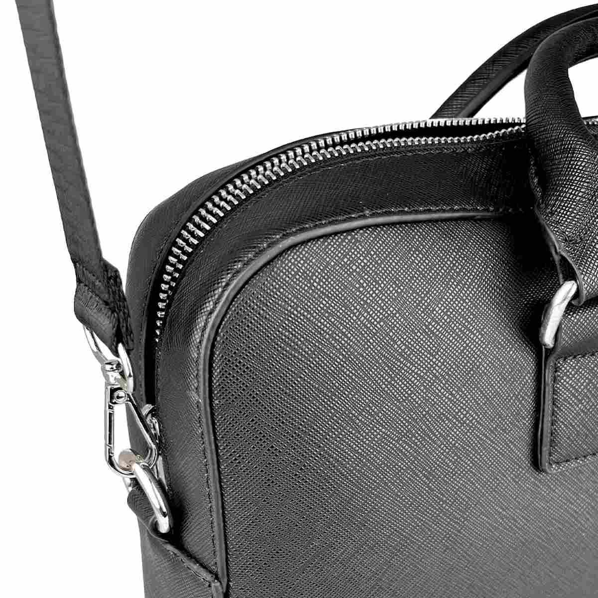 Cartella eco-pelle identity black