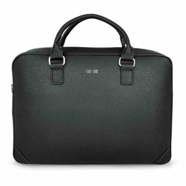 Cartella eco-pelle identity black