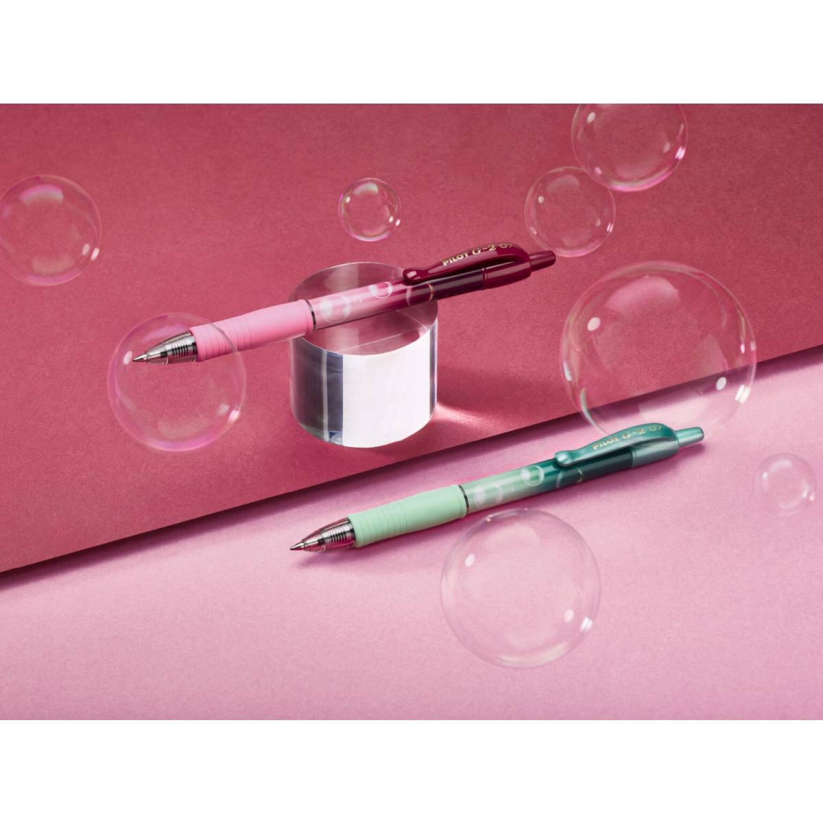 Penna roller gel 0,7 mm pilot g-2 bubble collection limited edition