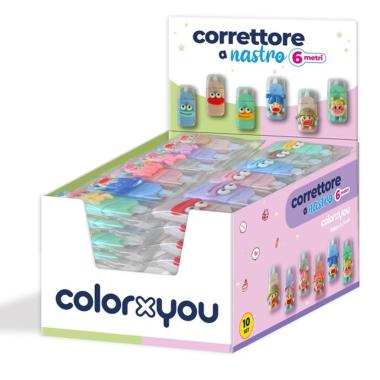 Correttore a nastro 6m in astuccio da 6 pz