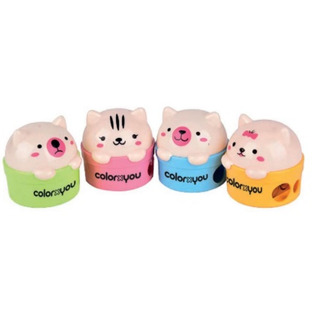 Temperamatite a 2 fori con serbatoio