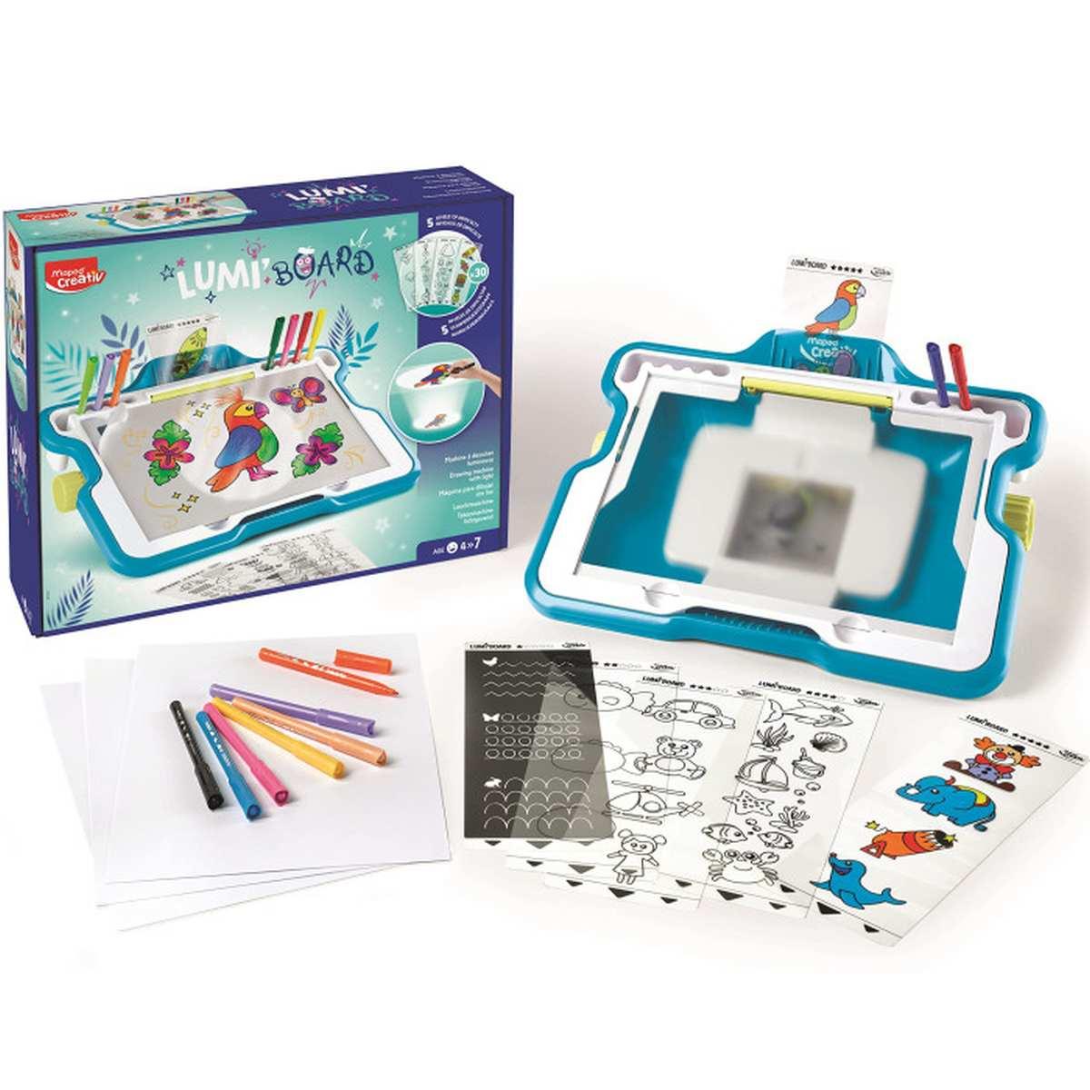 Lavagna luminosa per ricalcare disegni lumi board