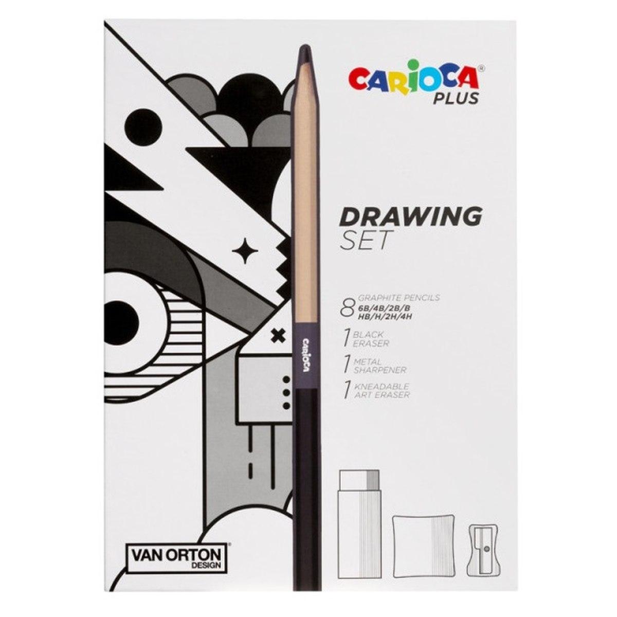 Carioca plus drawing set - 8 pz