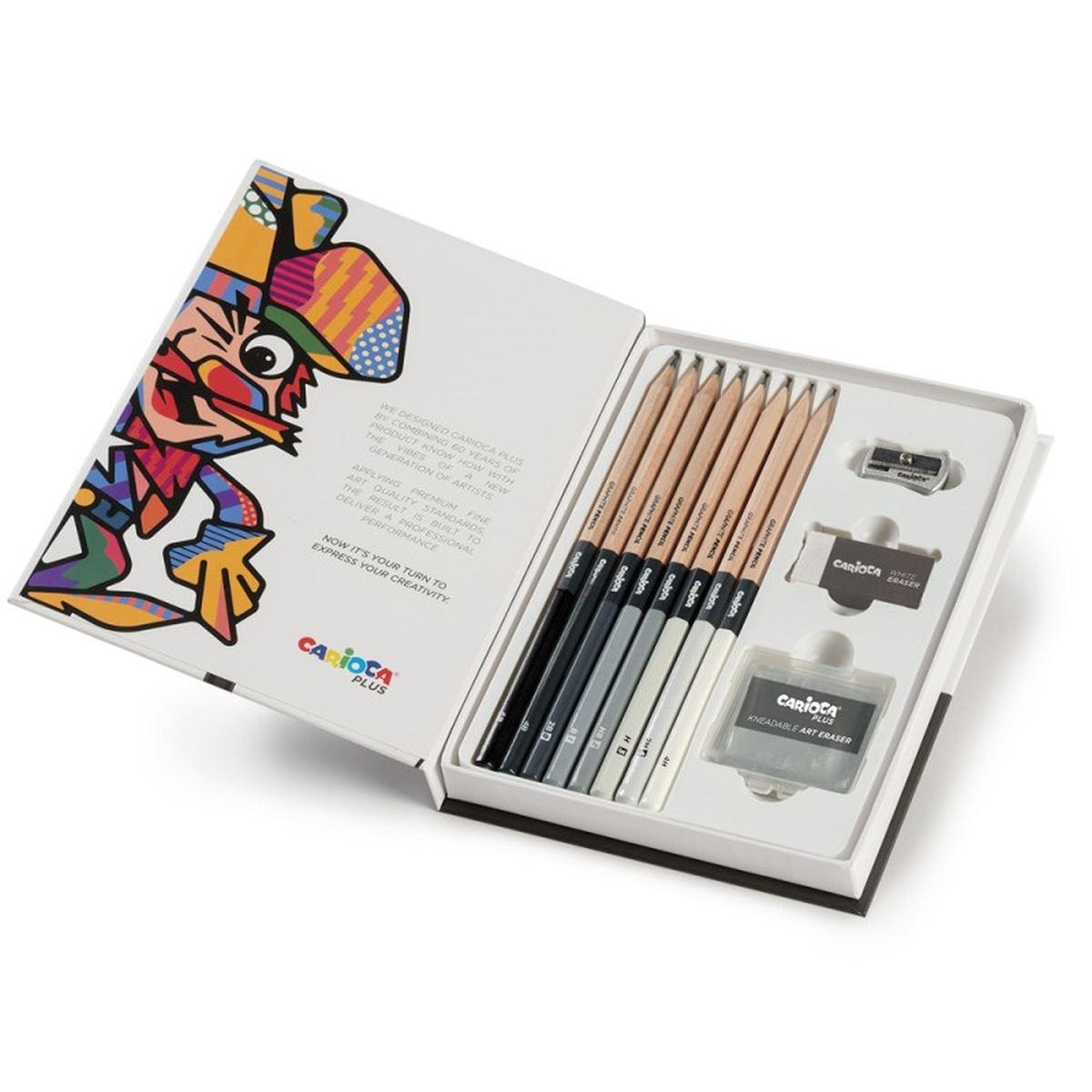 Carioca plus drawing set - 8 pz