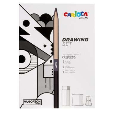 Carioca plus drawing set - 8 pz