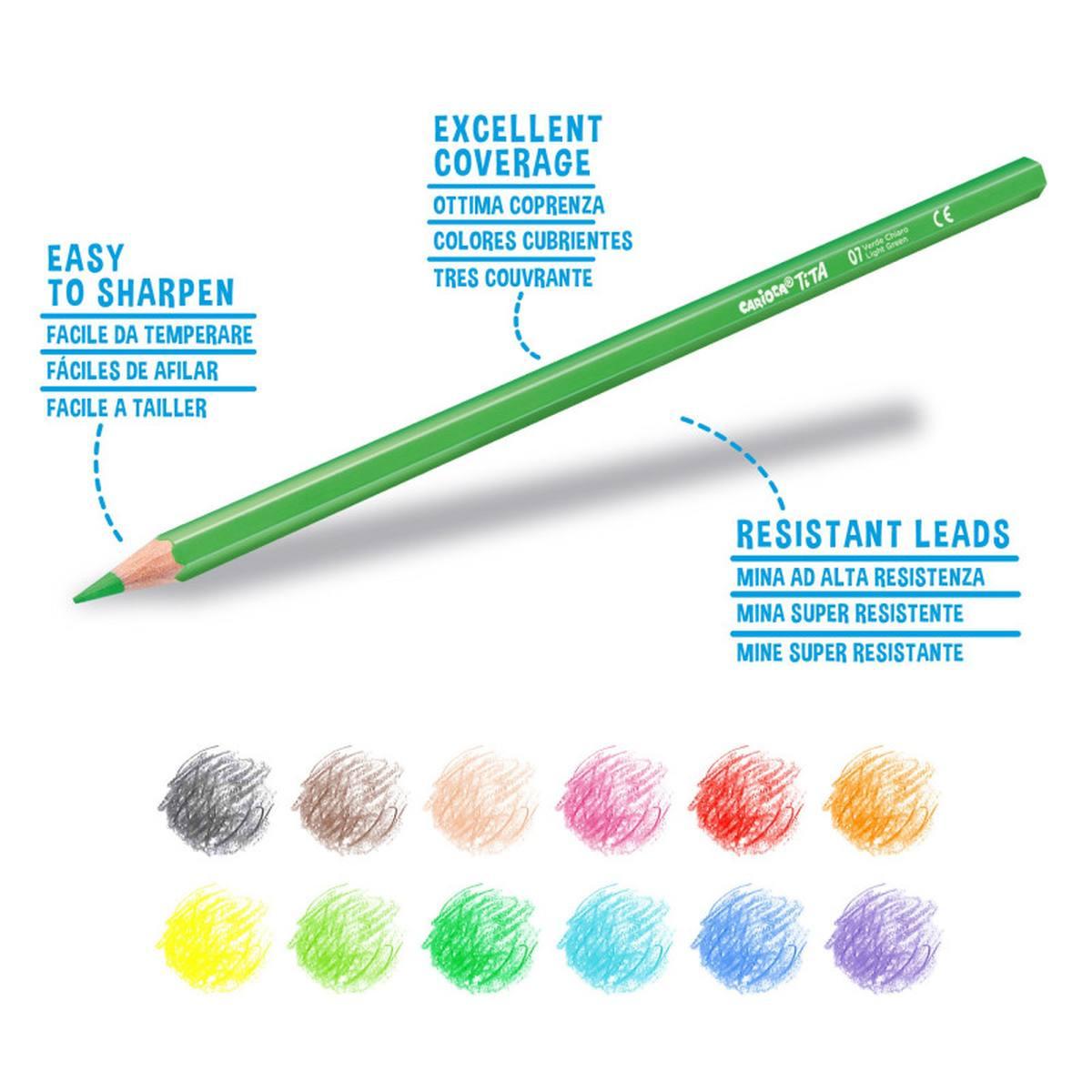 Carioca matite tita school box - 288 pz