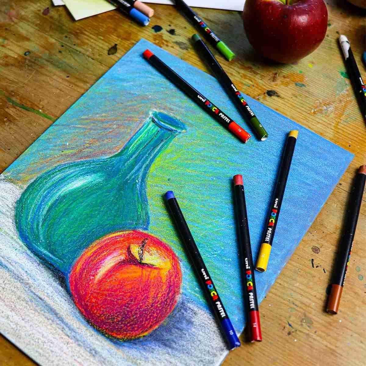 Pastello a cera uniposca