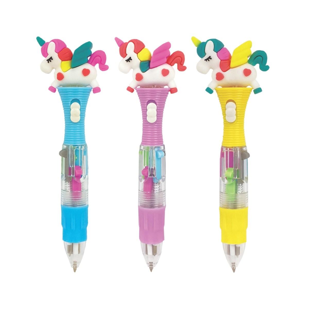 Mini penna 4 colori dreamy con luce led