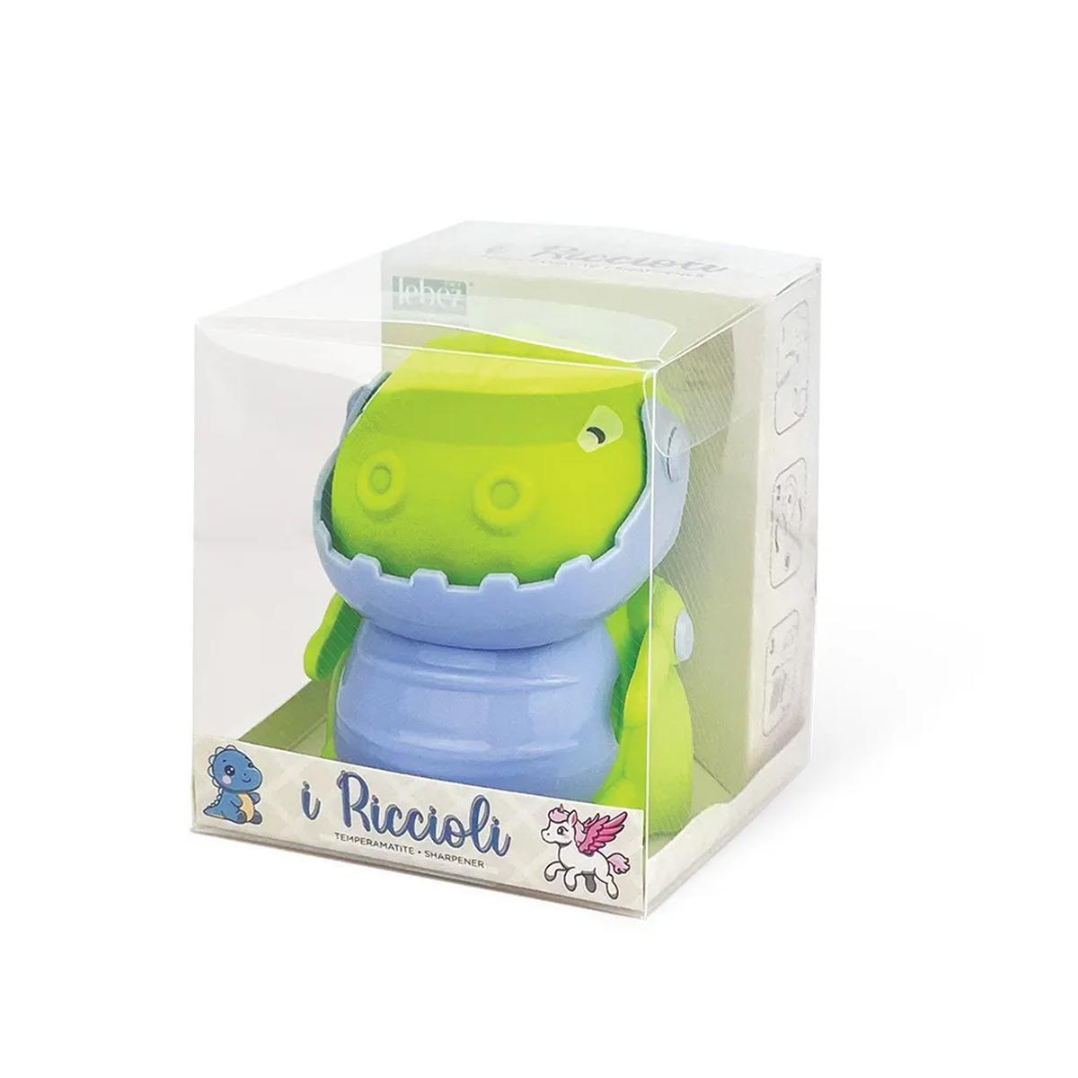 Temperamatite da scrivania riccioli con fantasie unicorno & dino