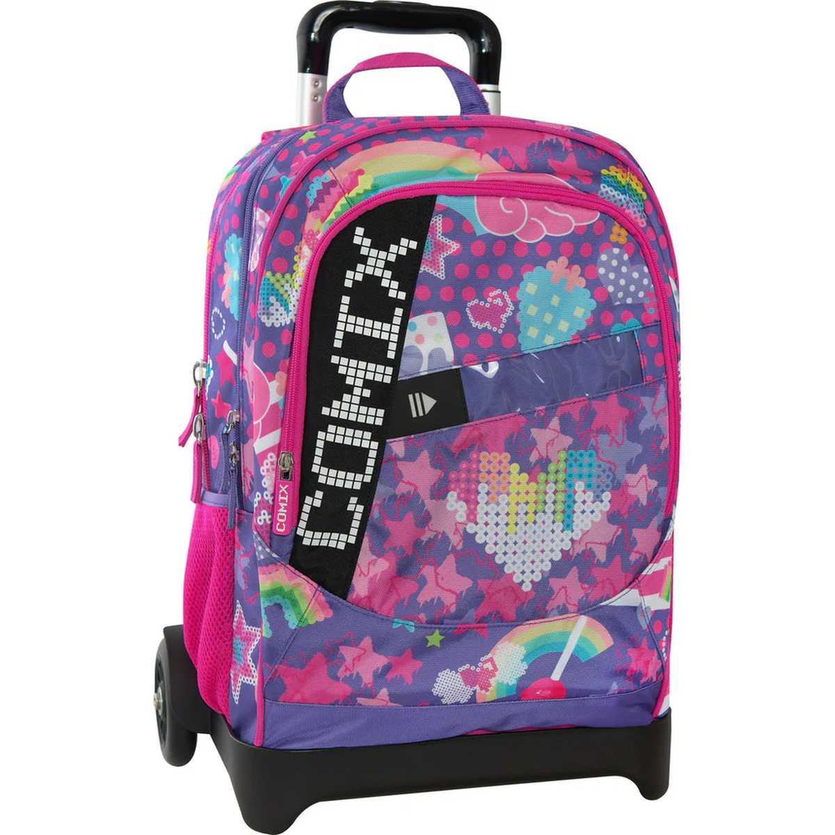 Zaino trolley staccabile comix bright