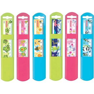 Righello fancy in busta 16 cm