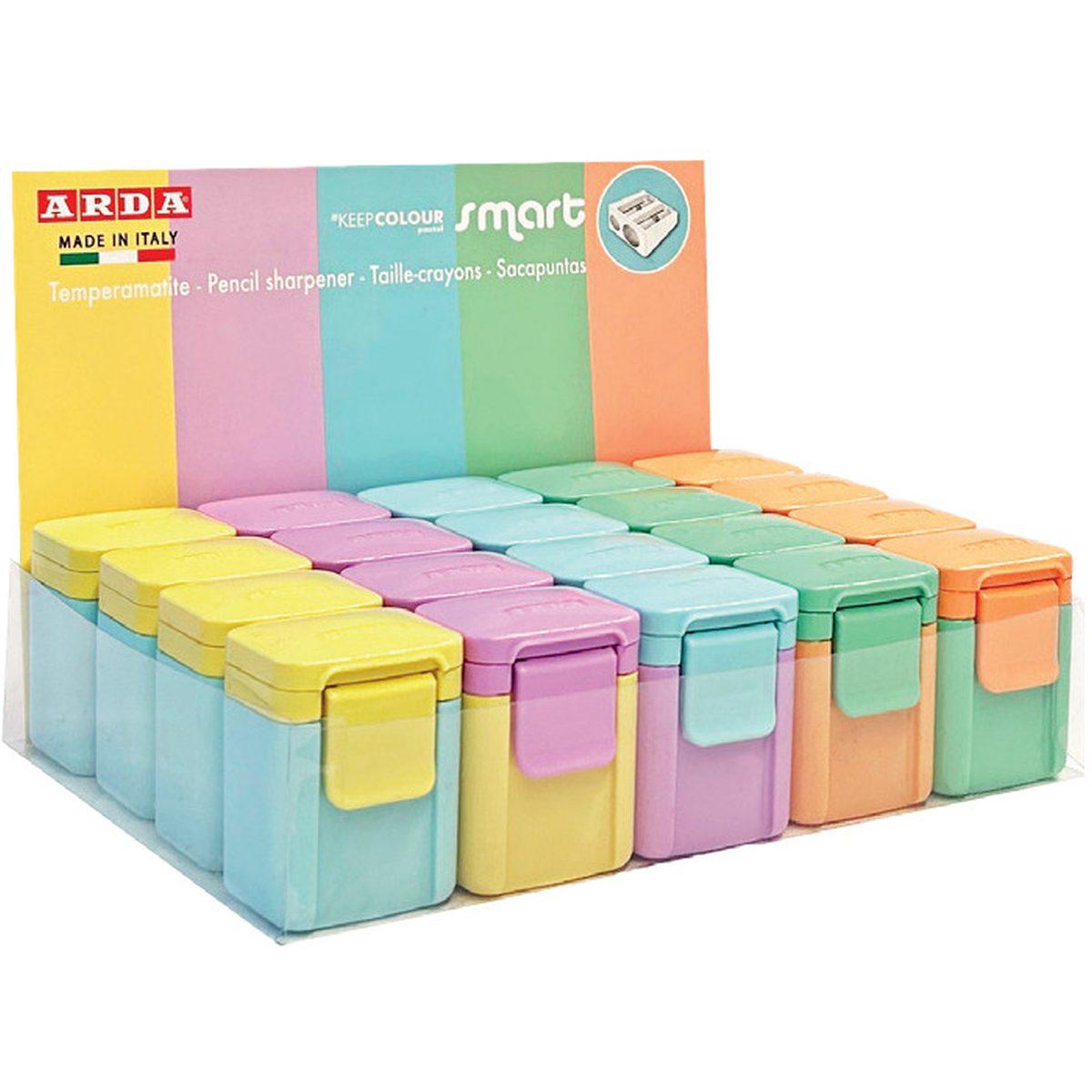 Arda - temperamatite smart pastel bicolor 2.0 - 2 fori