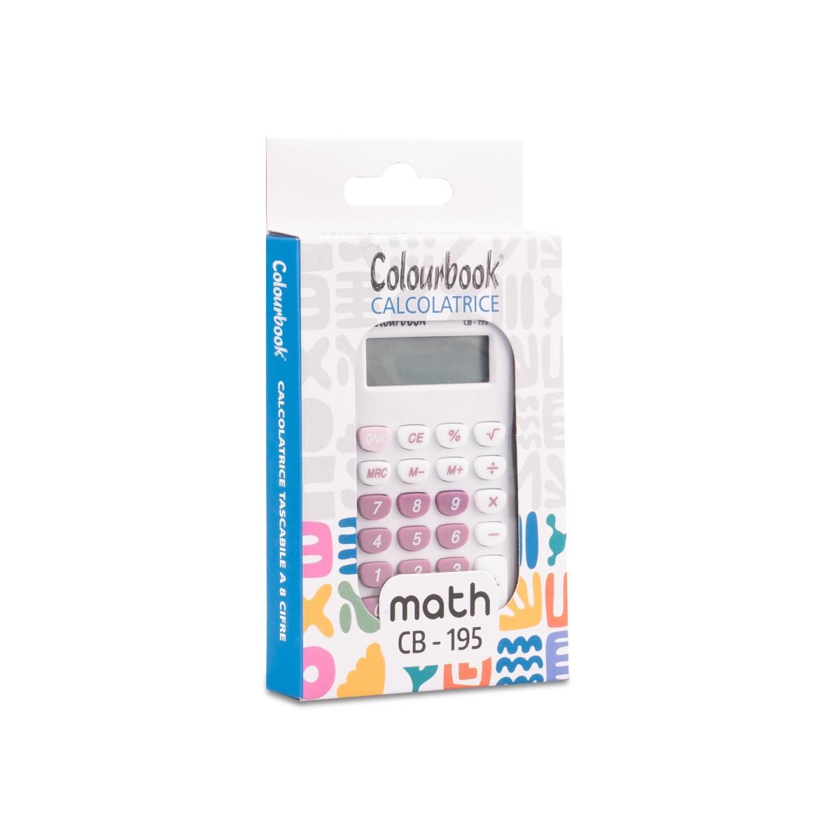 Calcolatrice tascabile 8 cifre math cb-195