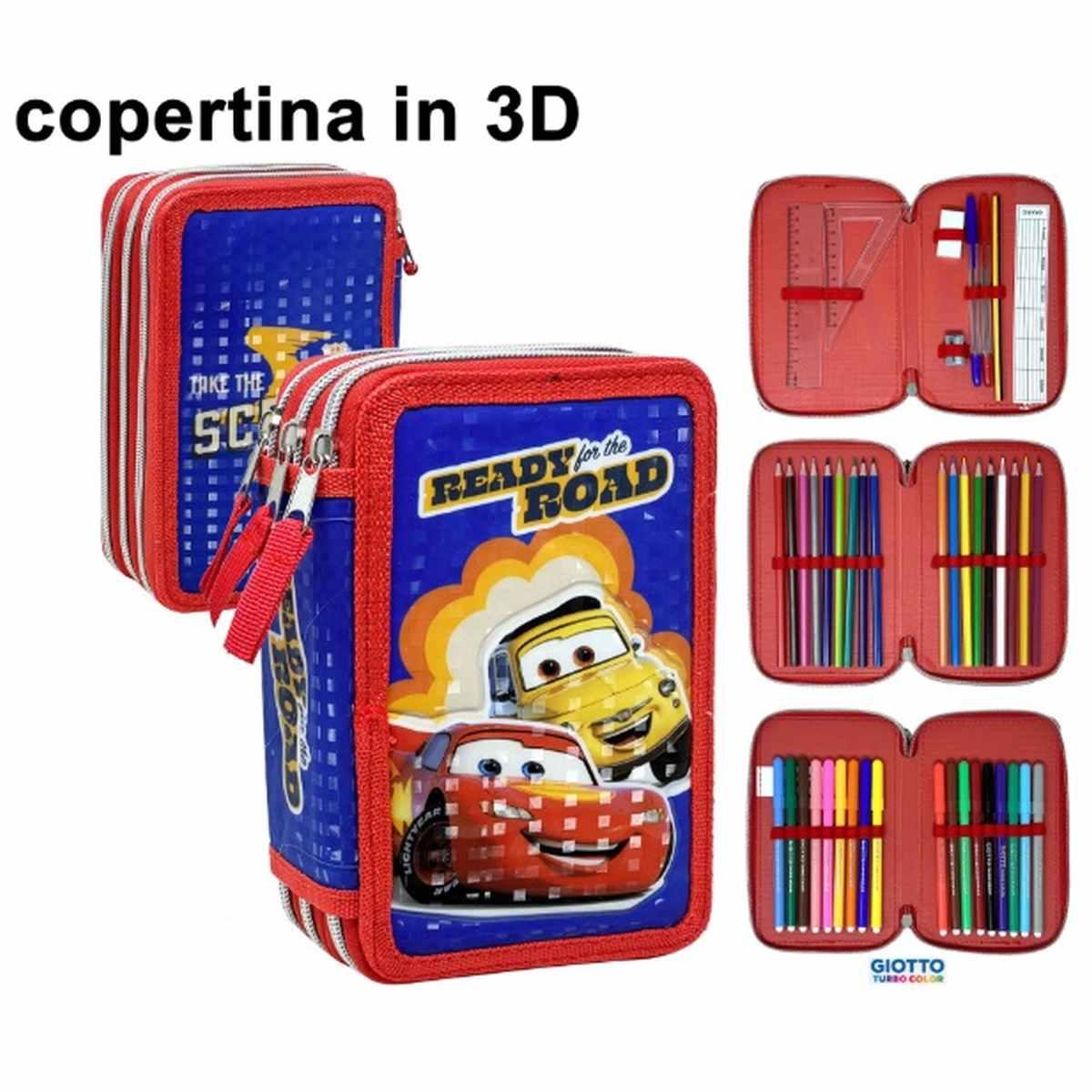 Astuccio 3 zip 18+18 exclusive cars