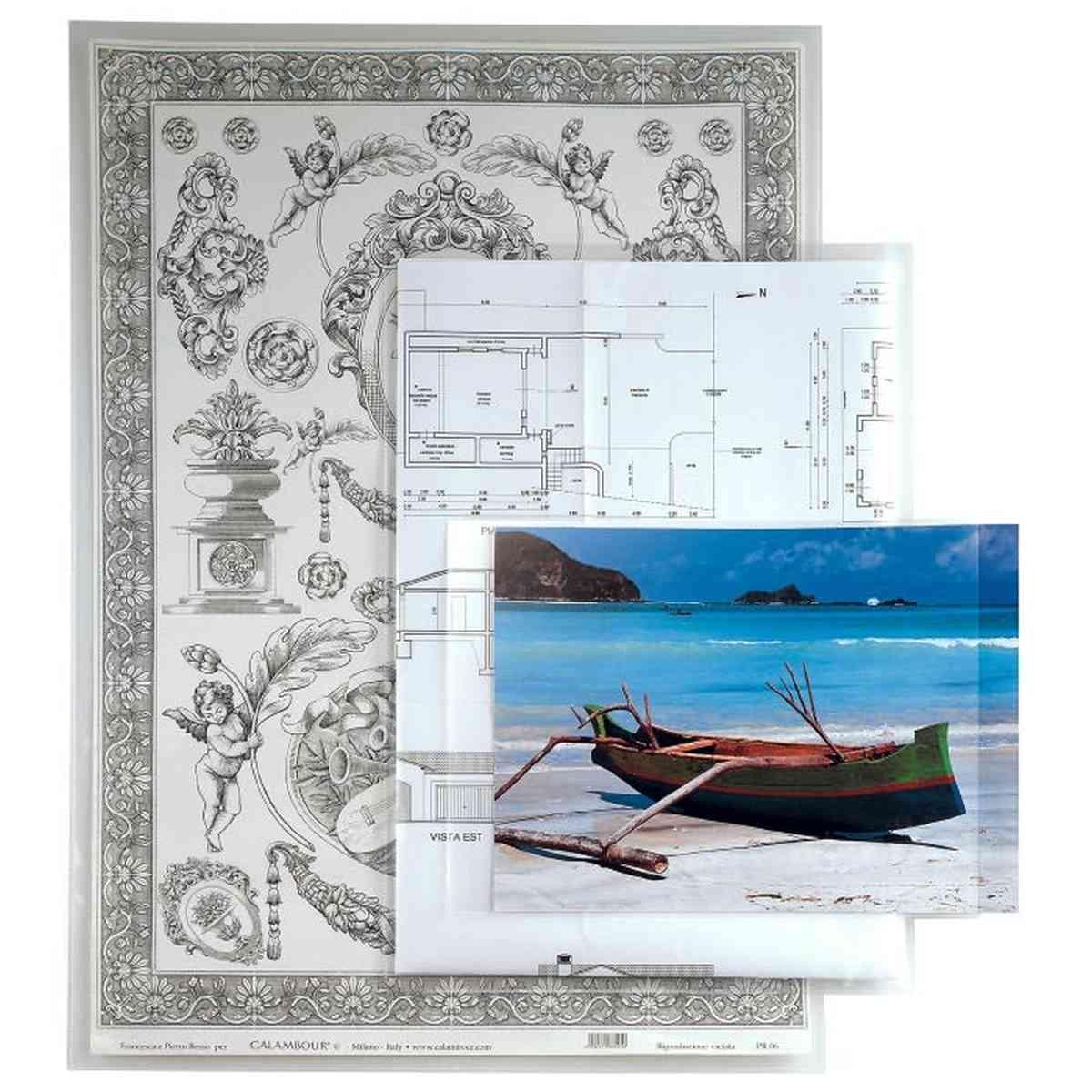 Soft 50 x 70 cm - buste pp liscio aperte lato superiore