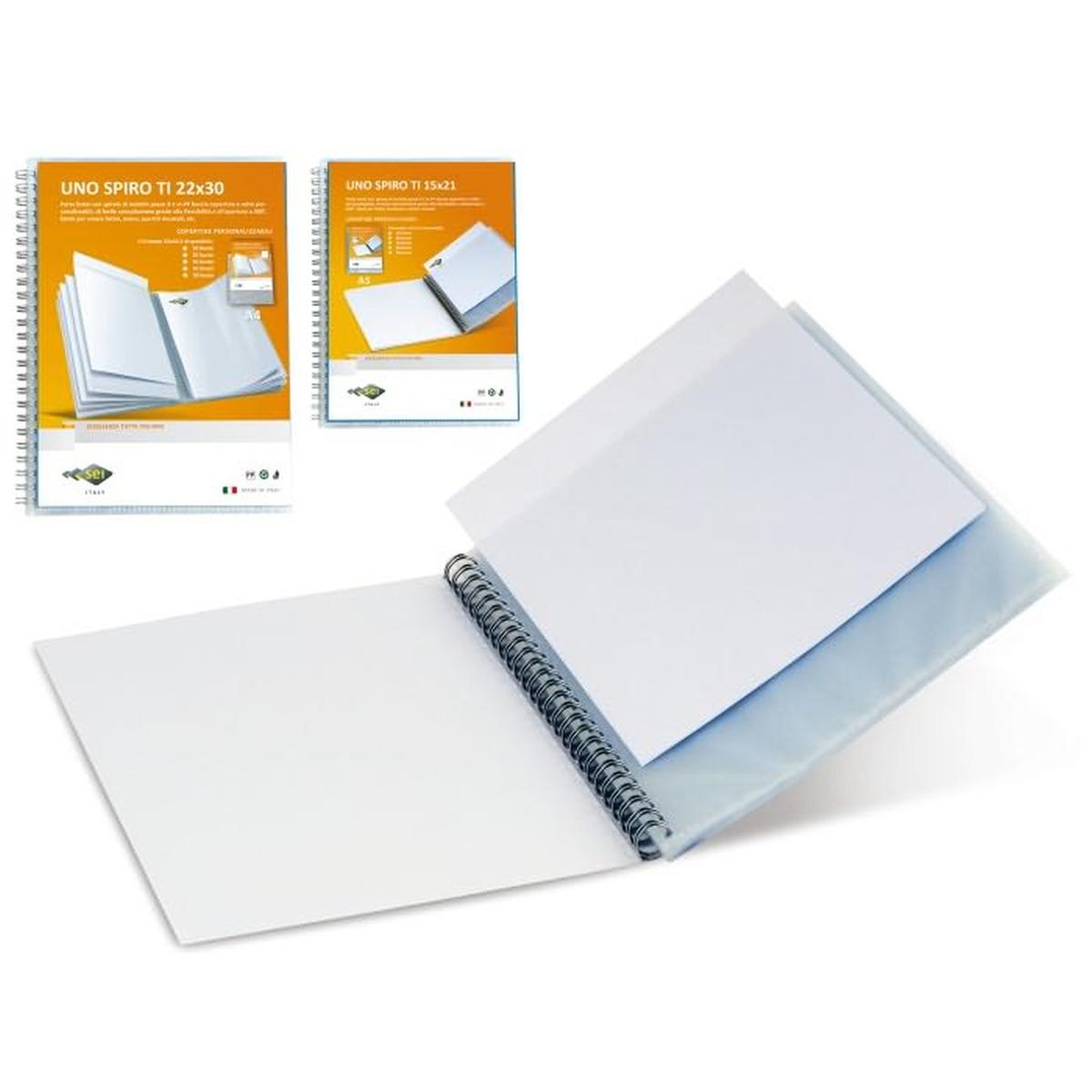 Uno spiro ti - portalistini con spirale di metallo - 40 fg