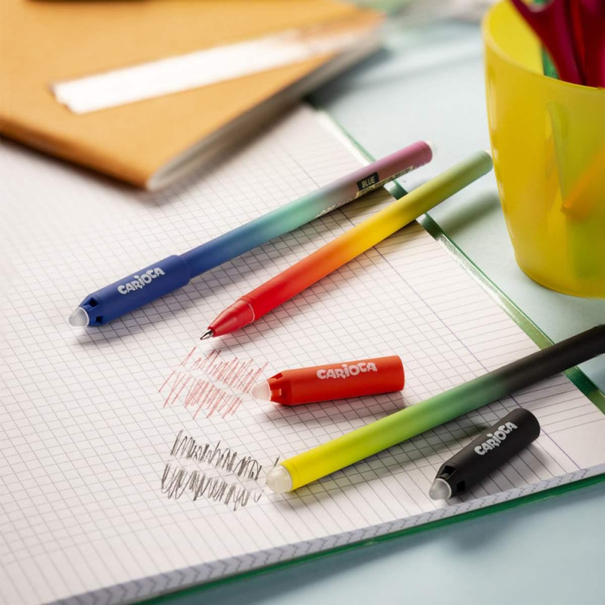 Carioca blister di 3 penne oops easy