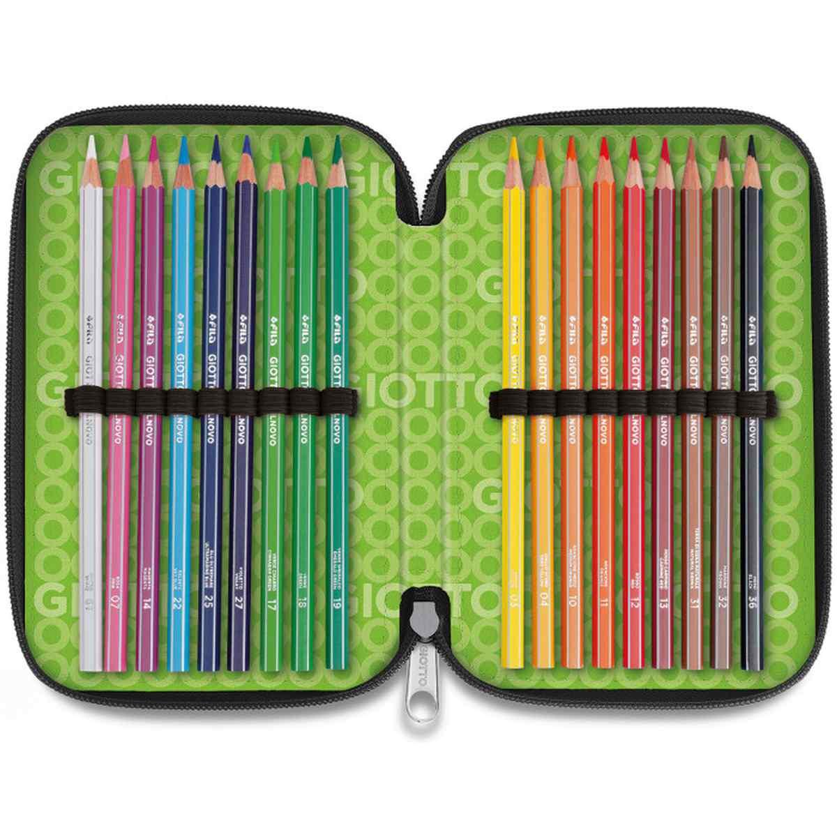 Astuccio 3 zip giotto collezione cryptopuppets by lapo fatai