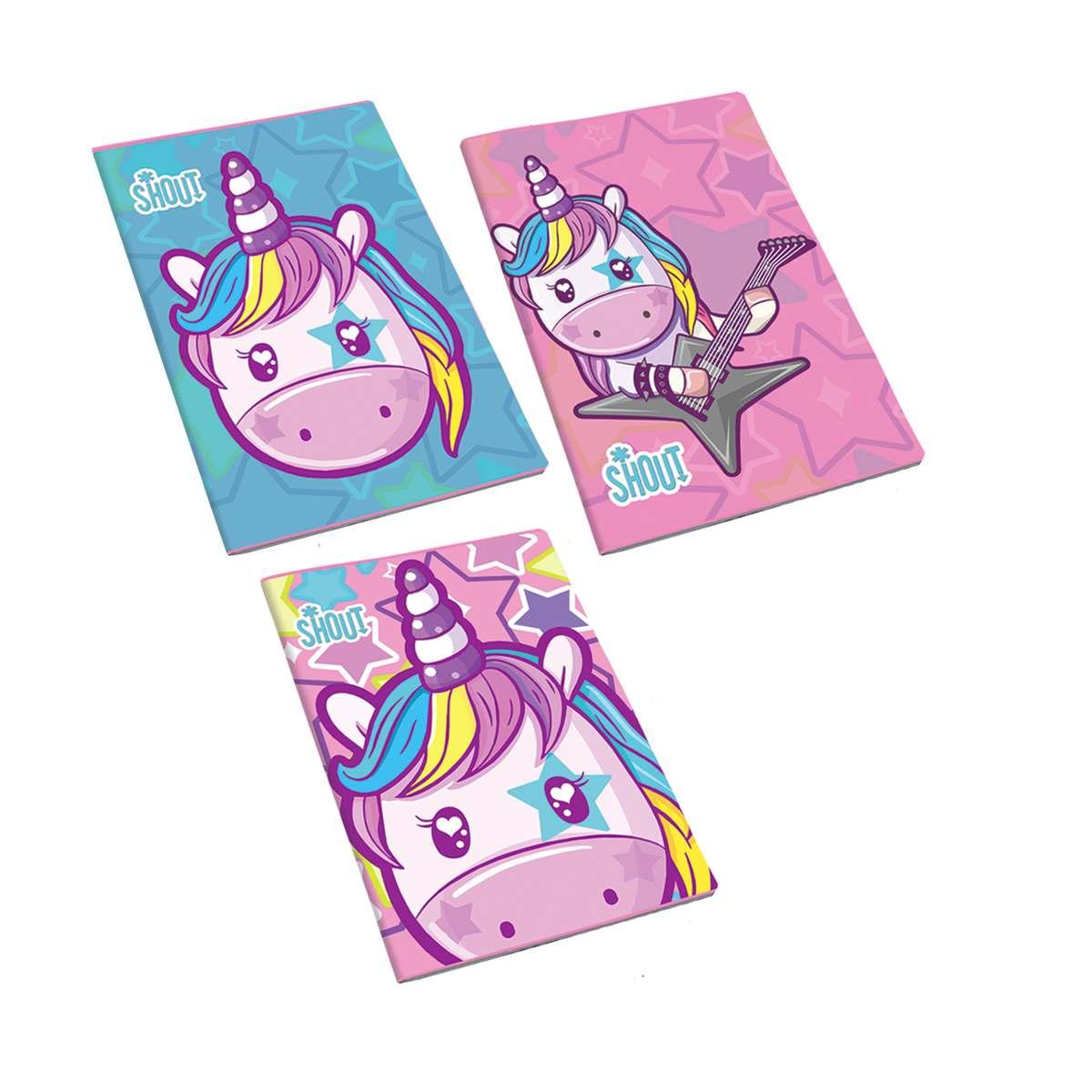 Maxi quaderno shout unicorn - 100 gr - 100 pag