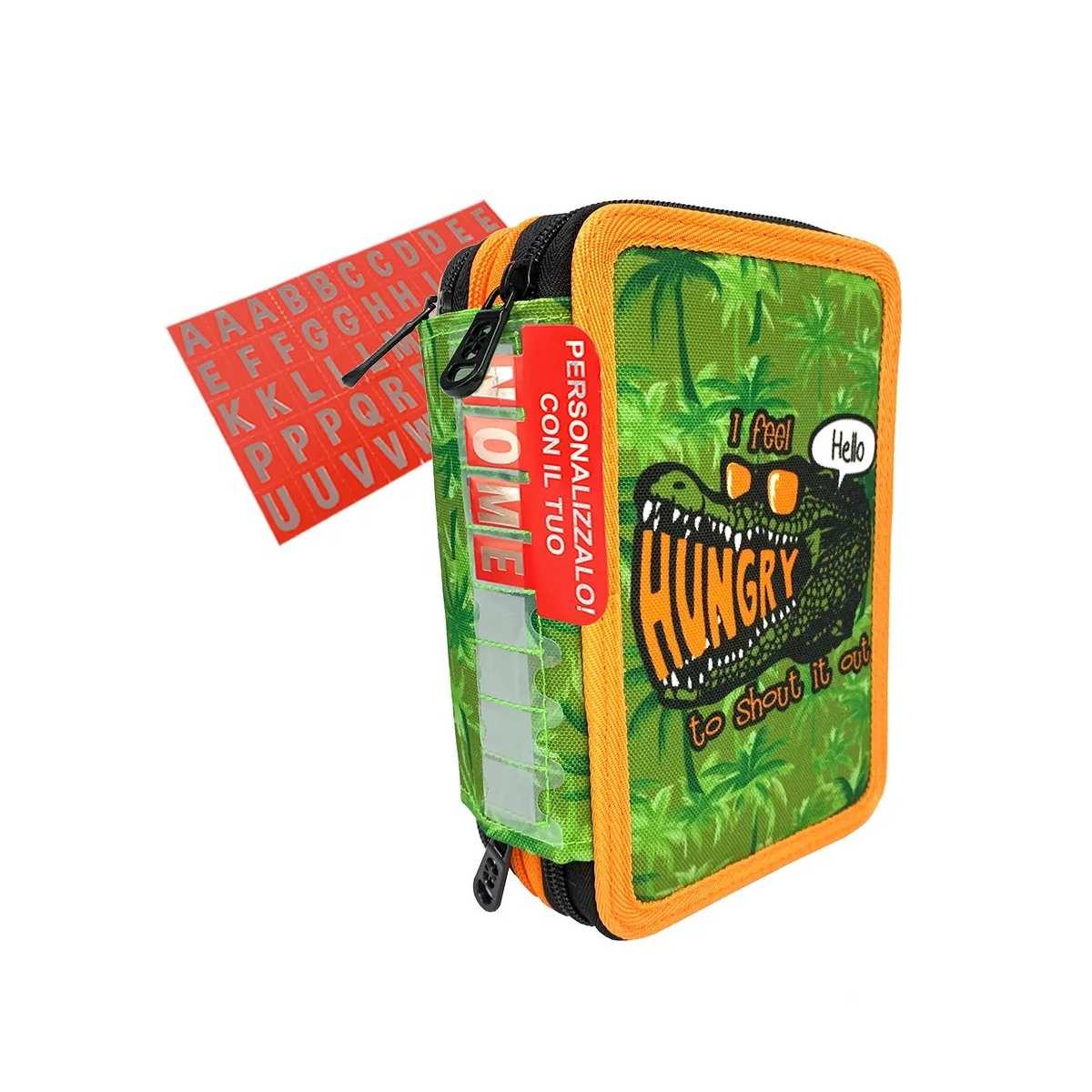 Shout croco pop ? astuccio 3 zipper ? 44 pezzi