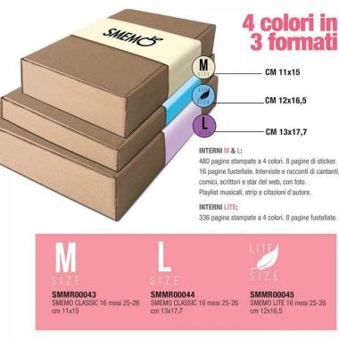 Smemo 16 mesi 11x15 smemo classic 2025/2026