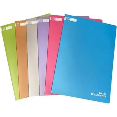 Maxi quaderno a4 +30% 100gr comix cololr vibes