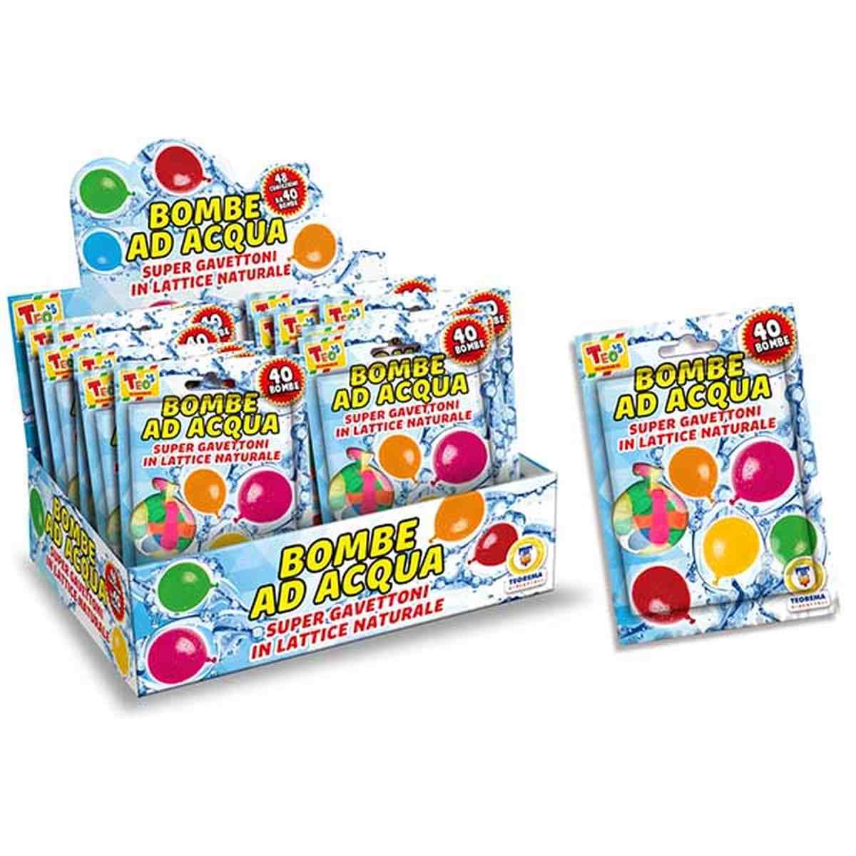 Bombe ad acqua palloncini 40 pz assortiti