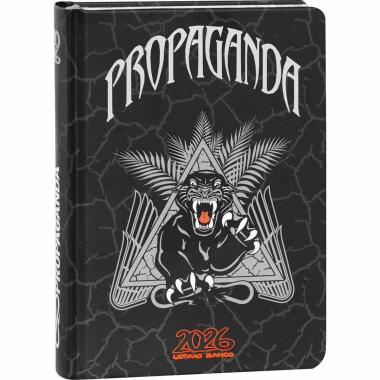 Diario 16 mesi 2025/26 - propaganda - giornaliero nero