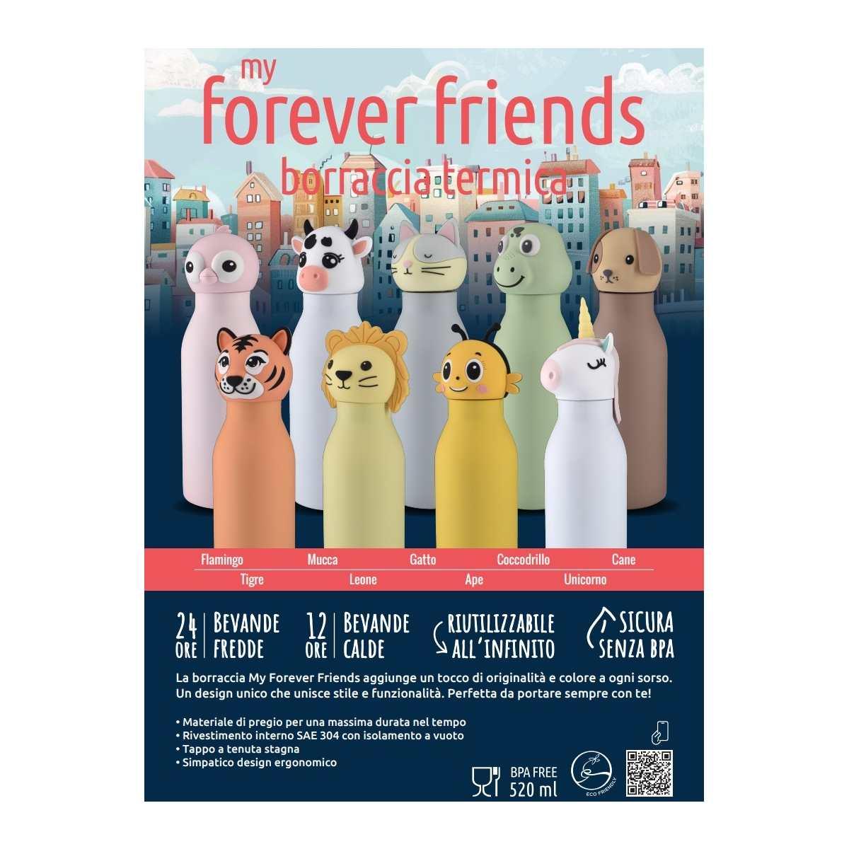Borraccia termica my forever friends mix and match 520 ml