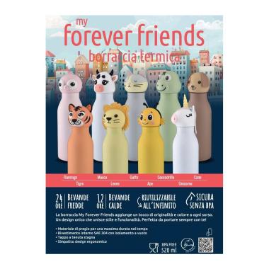 Borraccia termica my forever friends mix and match 520 ml