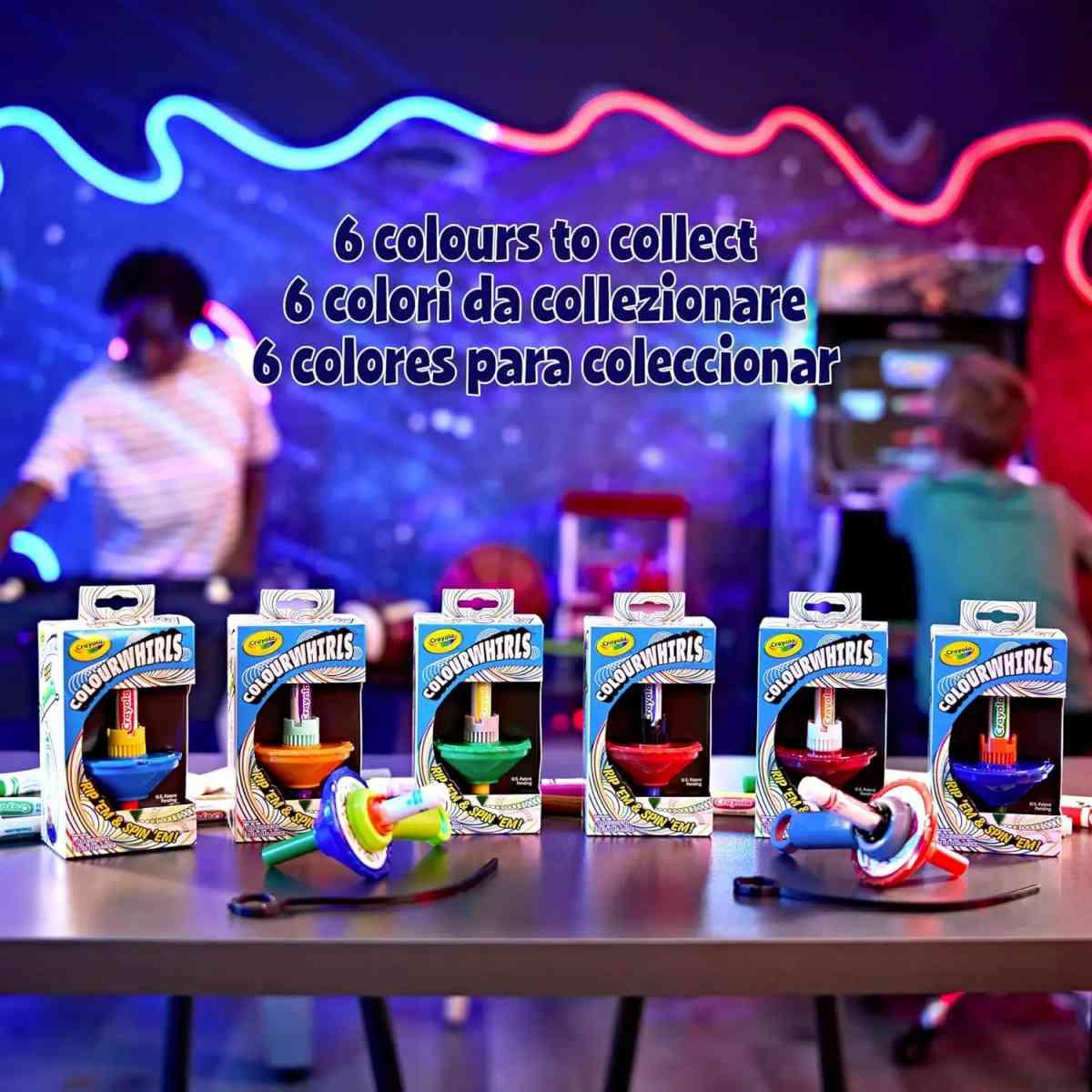 Colour whirls - trattola dei colori