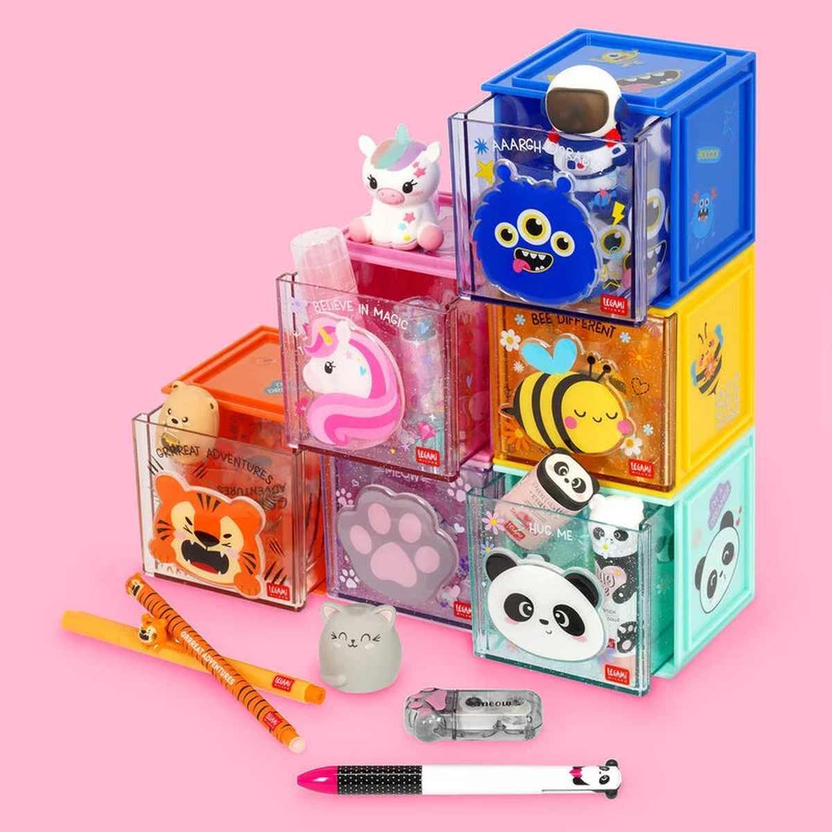 Legami - box componibile da scrivania - cutie cube