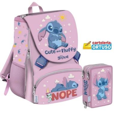 Zaino estensibile stitch rosa