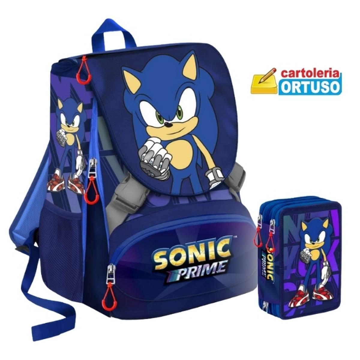 Zaino estensibile sonic azzurro