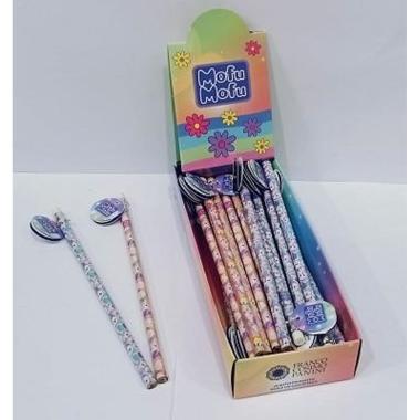 Matita con top in gomma mofumofu