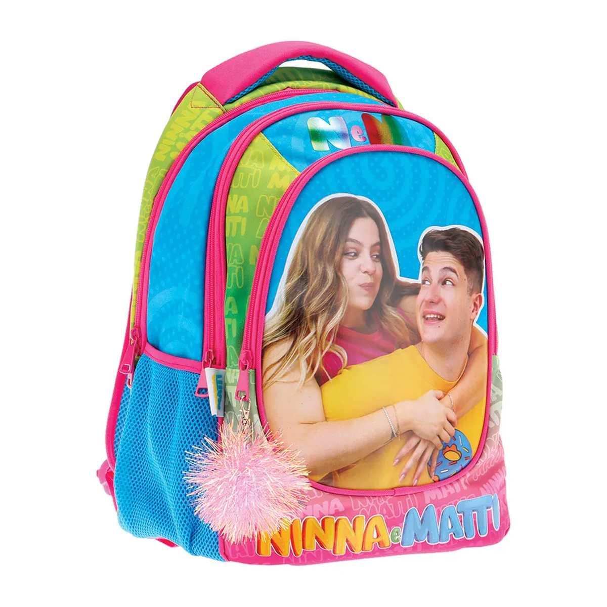 Zaino ovetto con pom pom ninna e matti