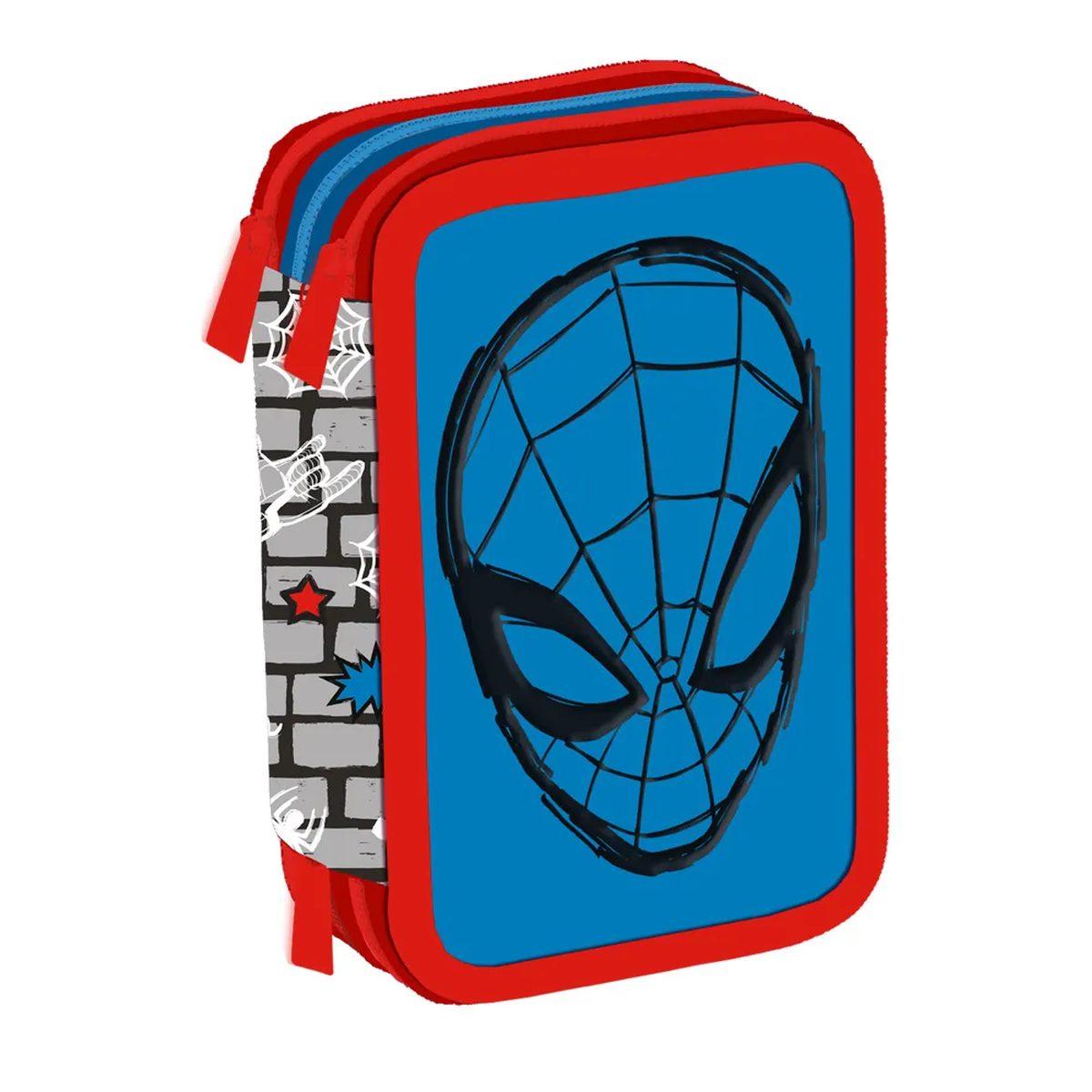 Spiderman - astuccio 3 zipper - 44 pezzi