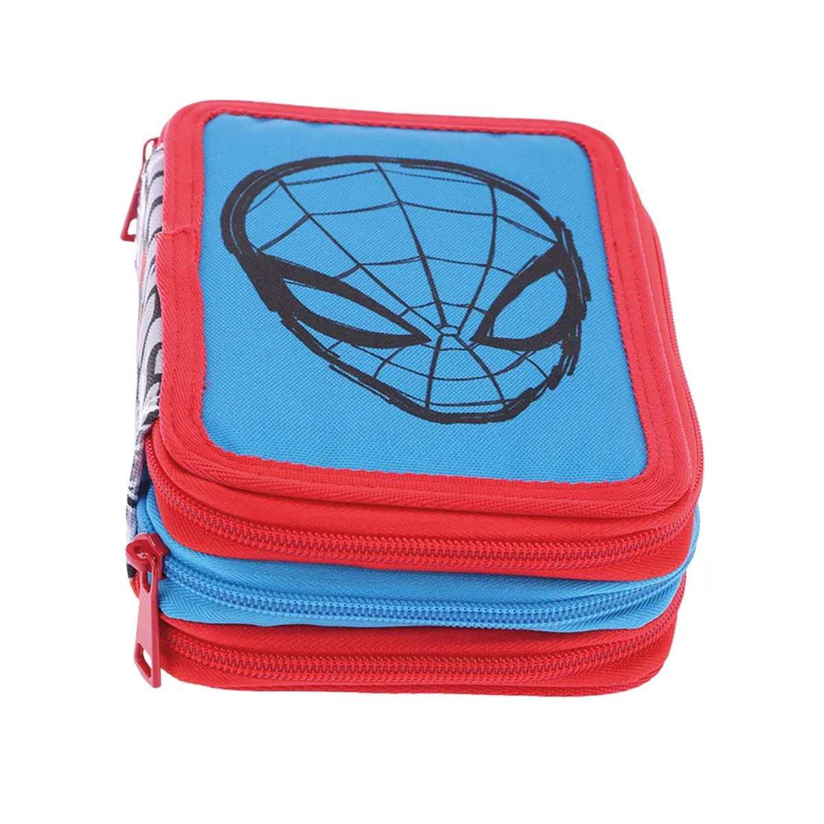 Spiderman - astuccio 3 zipper - 44 pezzi