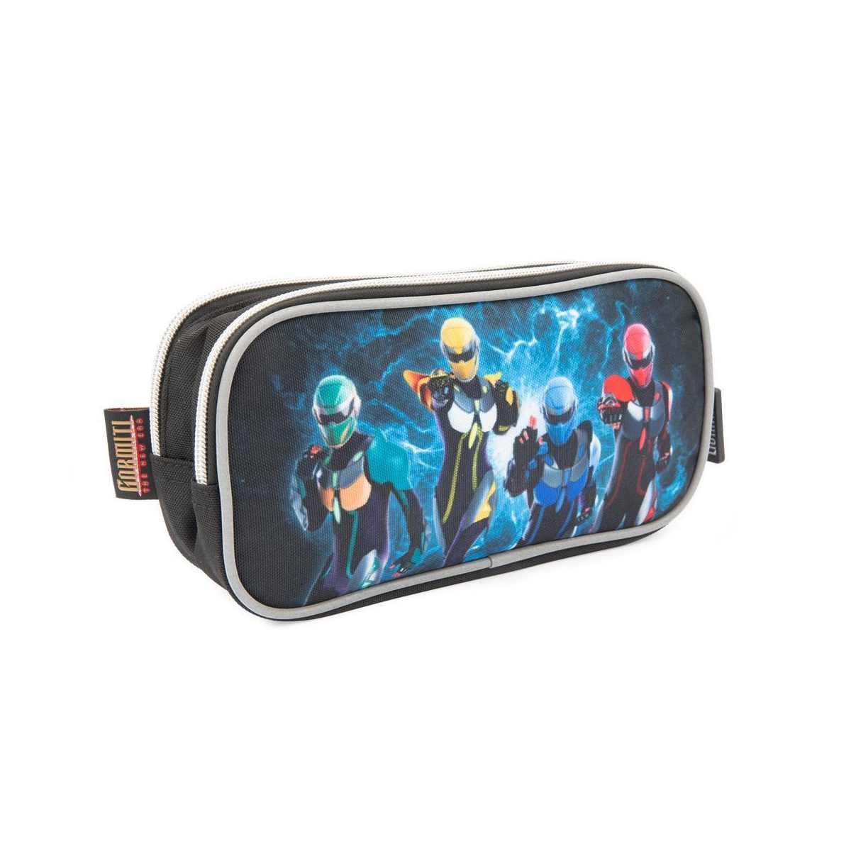 Astuccio bustina maxi 2 scomparti con zip 22x6x14 gormiti